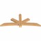 Ekena Millwork Alberta Smooth Timber Gable Bracket, Western Red Cedar, 84"W x 35"H x 3 1/2"D x 5 1/2"F, 10/12 Pitch GBW084X35X0406ALB00SWR - alternate 3
